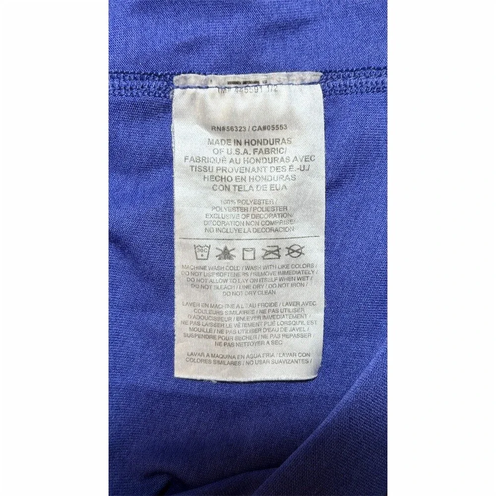 Nike Dri-FIT Tank Top Womens XL Blue Scoop Neck Sleeveless Activewear